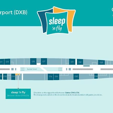 Sleep 'N Fly Sleep Lounge, C-Gates Terminal 3 - Transit Only Hotel ดูไบ ภายนอก รูปภาพ